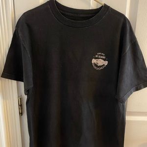 Black short sleeve TSHIRT from SKETCHY TANK